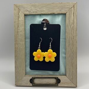 3 For‎ $20 Cute Yellow Flower Drop Earrings - Retro Dangle Style  “You Pick 3”